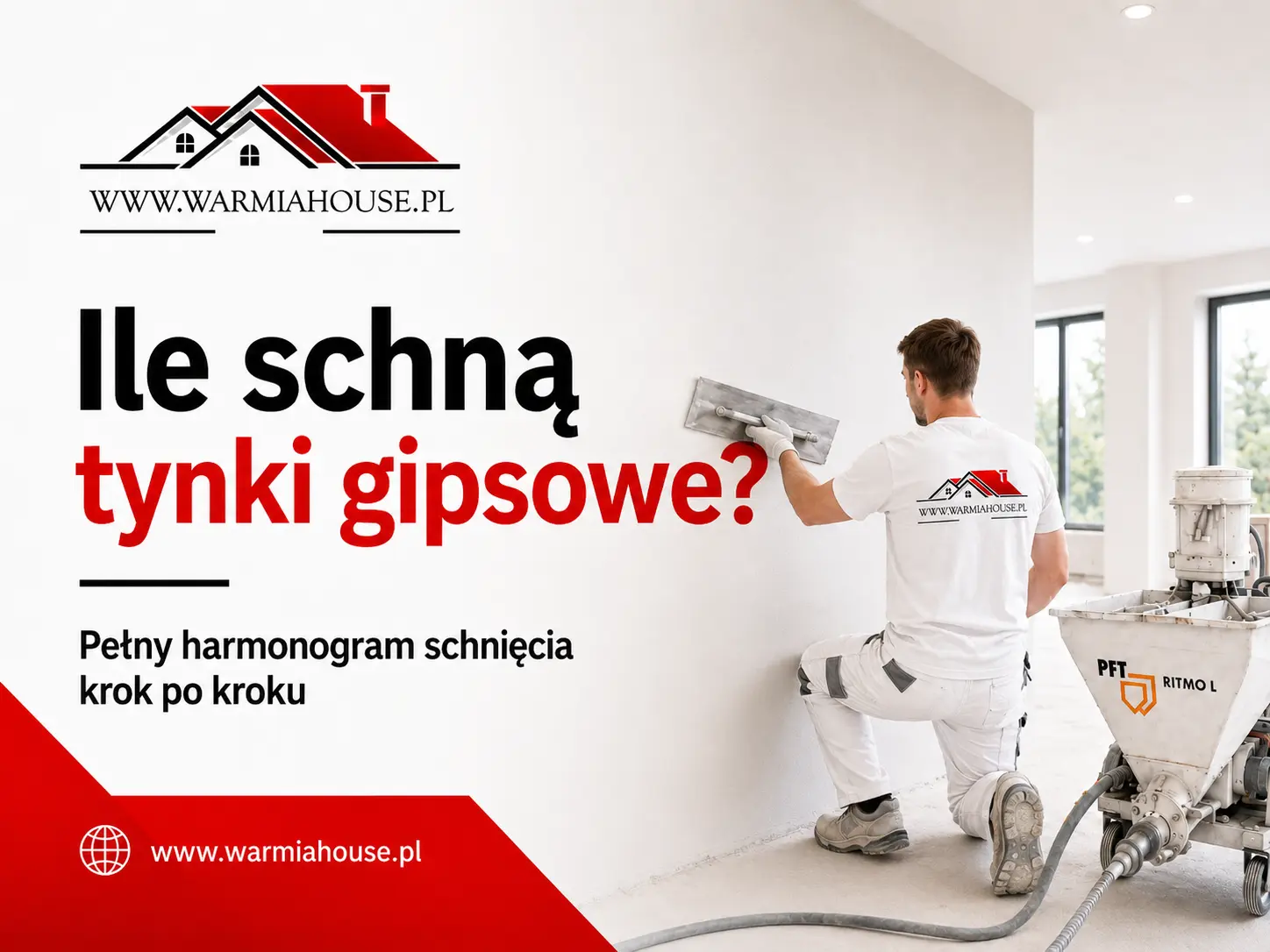 Ile schną tynki gipsowe? Pełny harmonogram schnięcia krok po kroku